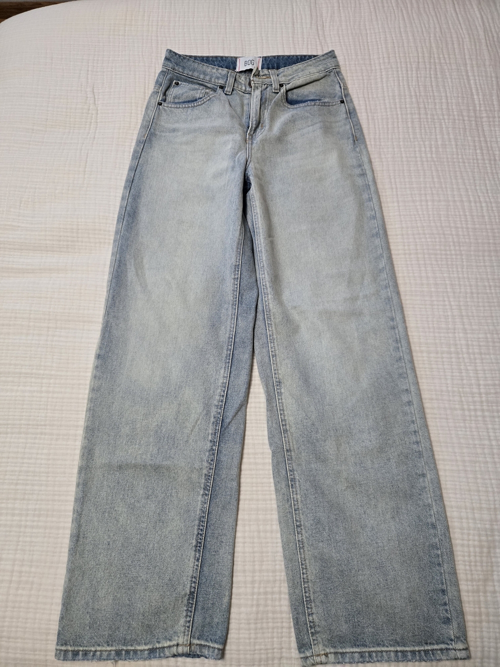 BDG Tapered Baggy Light Wash Women's Jeans